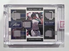 2022 Panini Three and Two Full Count Swatches Alfonso Soriano #FCS-AS card