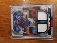 2022 Topps Tribute Dual Relics Alfonso Soriano #DR-AS