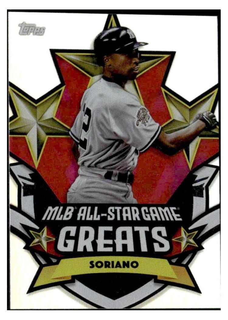 2025 Topps All Star Game All-Star Game Greats Alfonso Soriano #ASGG-14 card