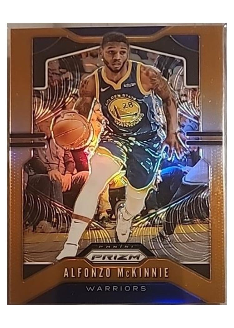 2019-20 Panini Prizm Base Set Alfonzo McKinnie #106 card