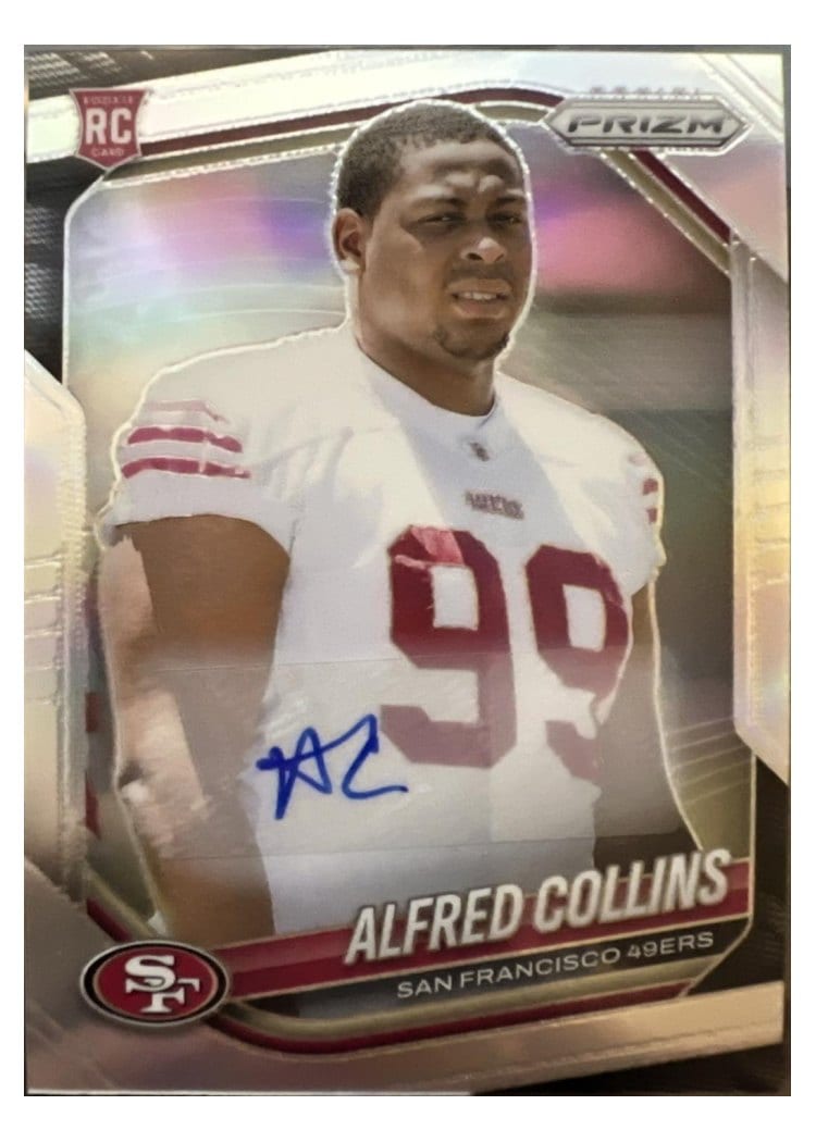 2025 Panini Prizm Base Set Alfred Collins Autograph Silver #388 card