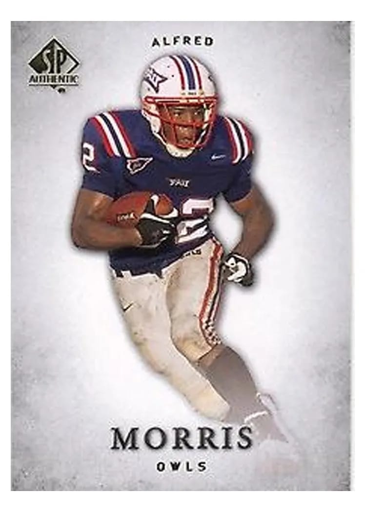 2012 SP Authentic Alfred Morris #63 card