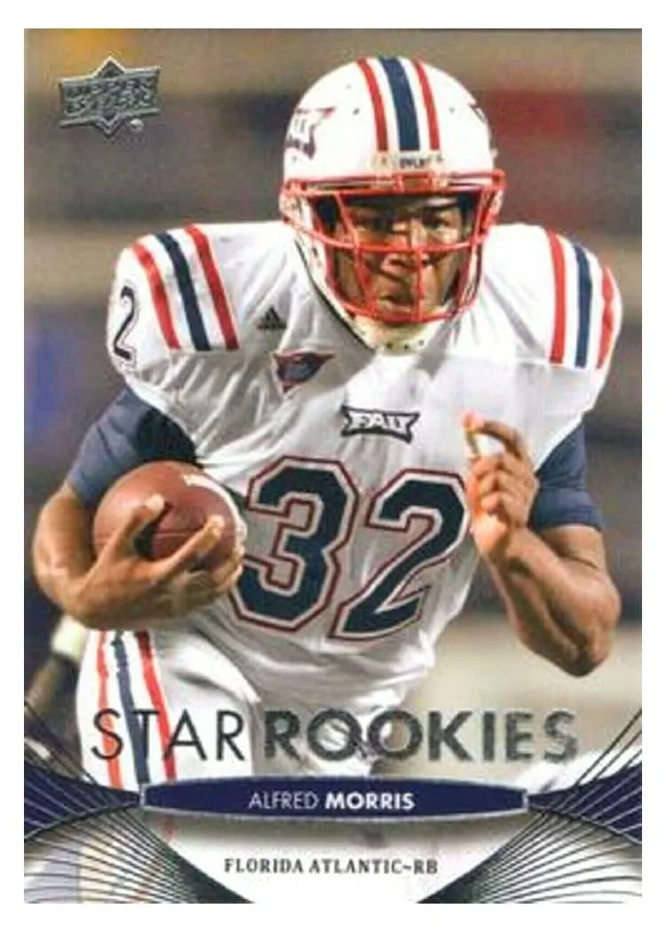 2012 Upper Deck Alfred Morris #53 card