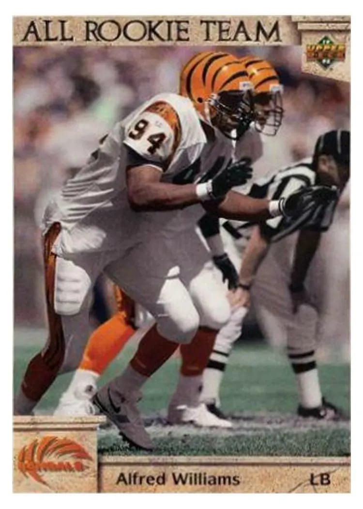 1992 Upper Deck Alfred Williams #46 card