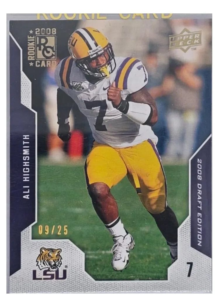2008 Upper Deck Draft Edition Ali Highsmith Gold #3 card