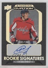 2021-22 Upper Deck Ovation Standing Ovation Rookie Signatures Aliaksei Protas #SORS-AP card