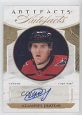 2022-23 Upper Deck Artifacts Autograph Facts Aliaksei Protas #AF-AP card