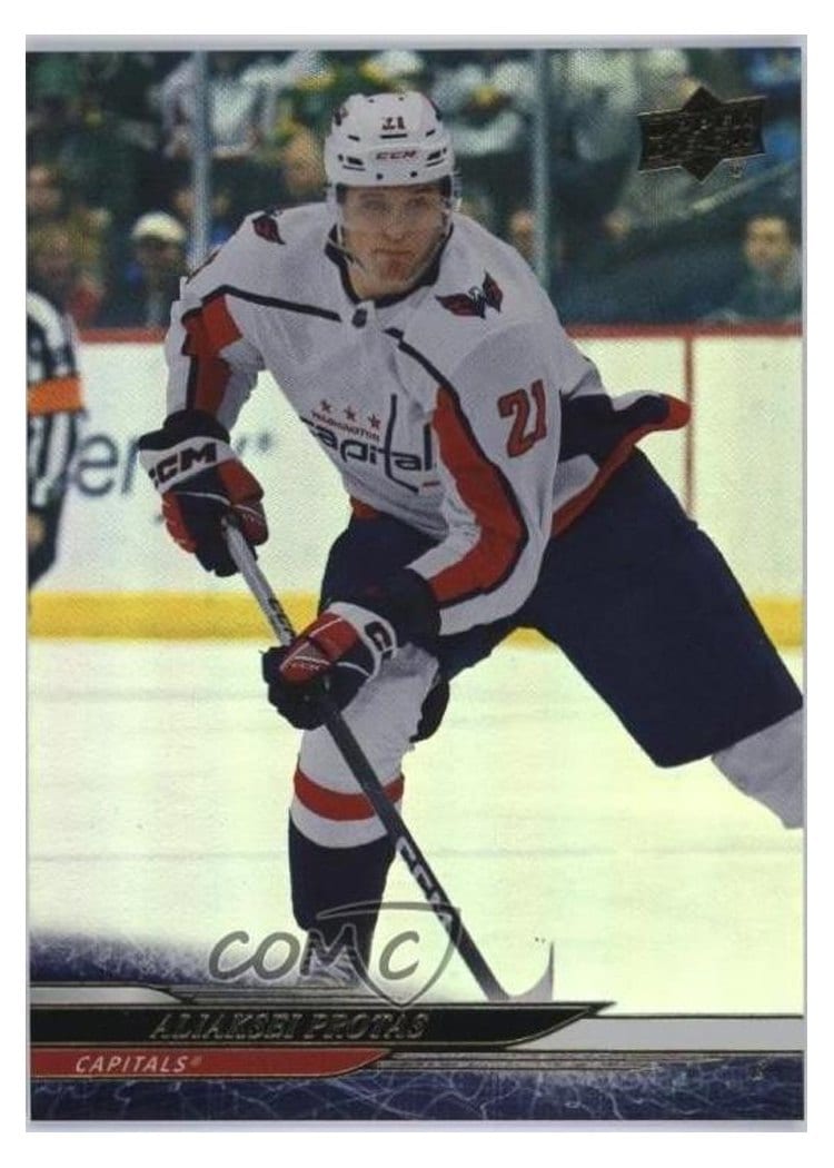 2024-25 Upper Deck Base Set Aliaksei Protas #189 card