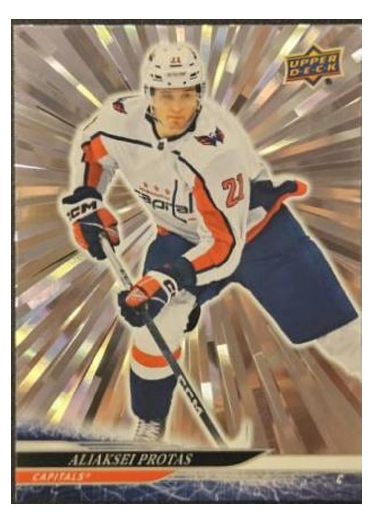 2024-25 Upper Deck Base Set Aliaksei Protas #189 card
