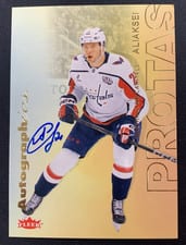 2025-26 Flair Autographics Aliaksei Protas #A-AP card
