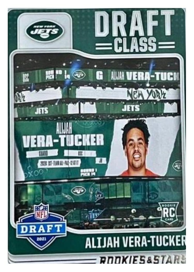 2021 Panini Rookies & Stars Draft Class Alijah Vera-Tucker #DC-17 card