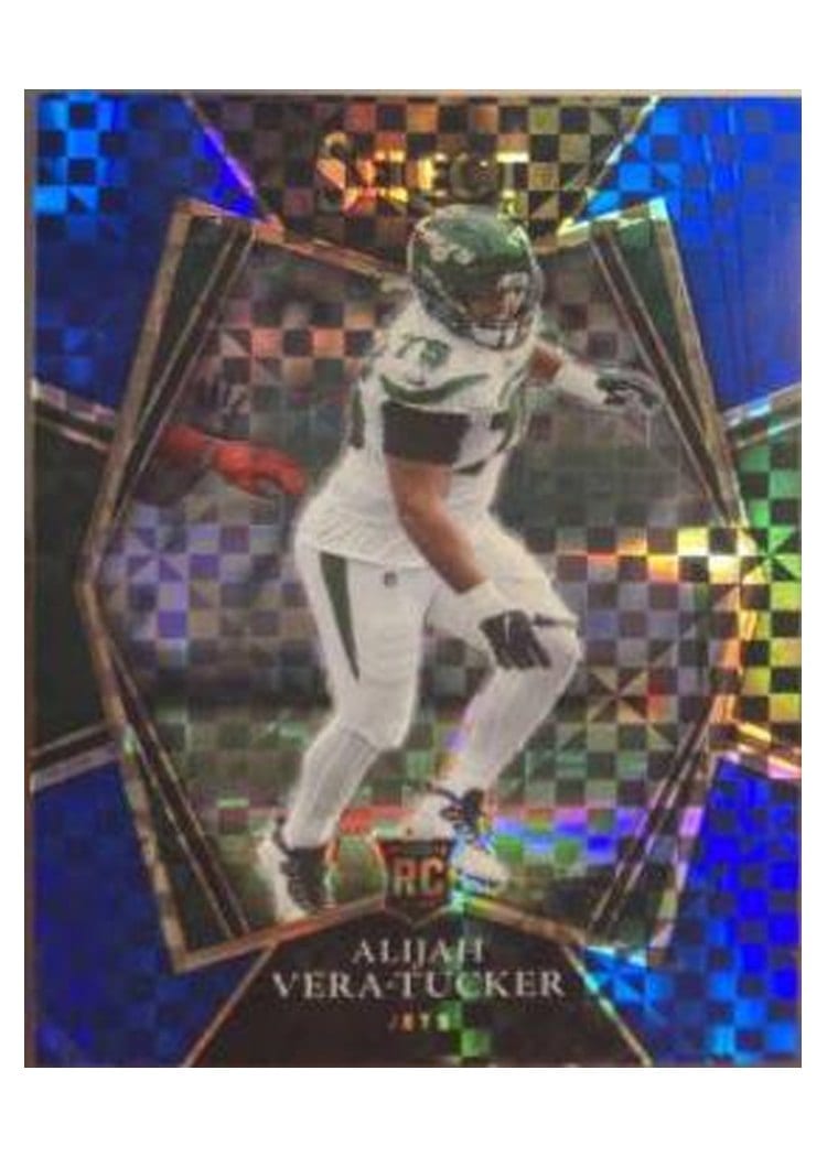 2021 Panini Select Base Set Alijah Vera-Tucker Blue #186 card