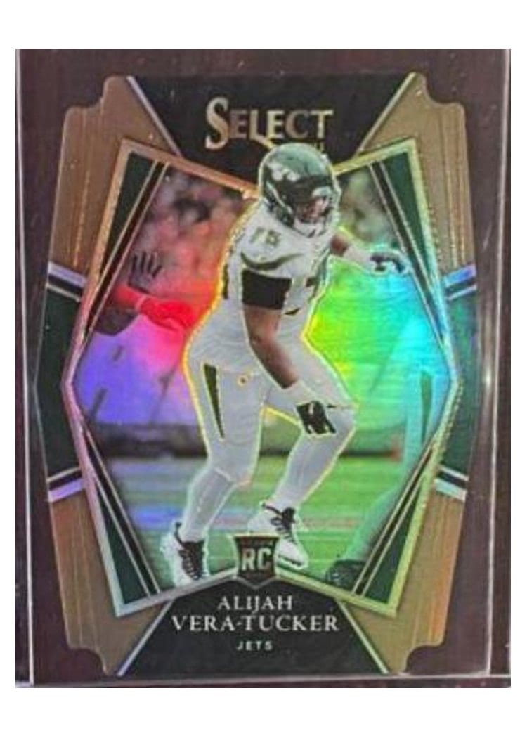 2021 Panini Select Base Set Alijah Vera-Tucker Copper Die Cut #186 card