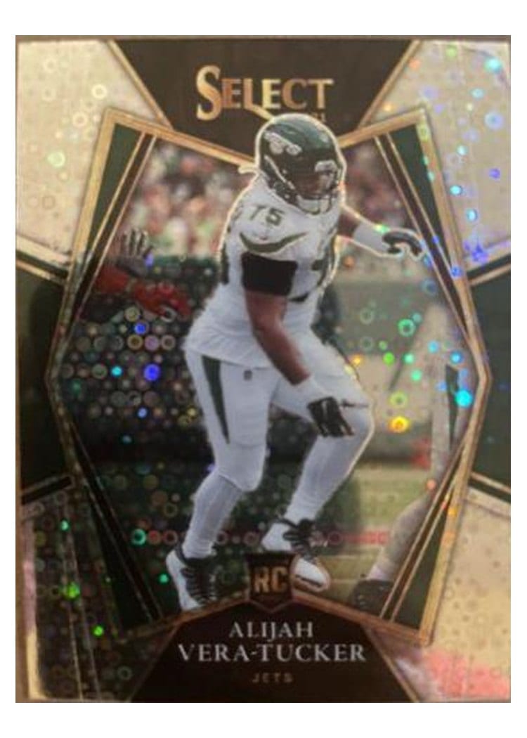 2021 Panini Select Base Set Alijah Vera-Tucker Disco #186 card