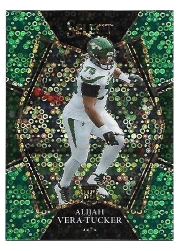2021 Panini Select Base Set Alijah Vera-Tucker #186 card