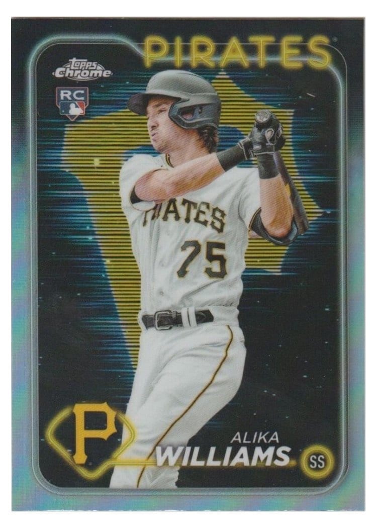 2024 Topps Chrome Base Set Alika Williams #34 card