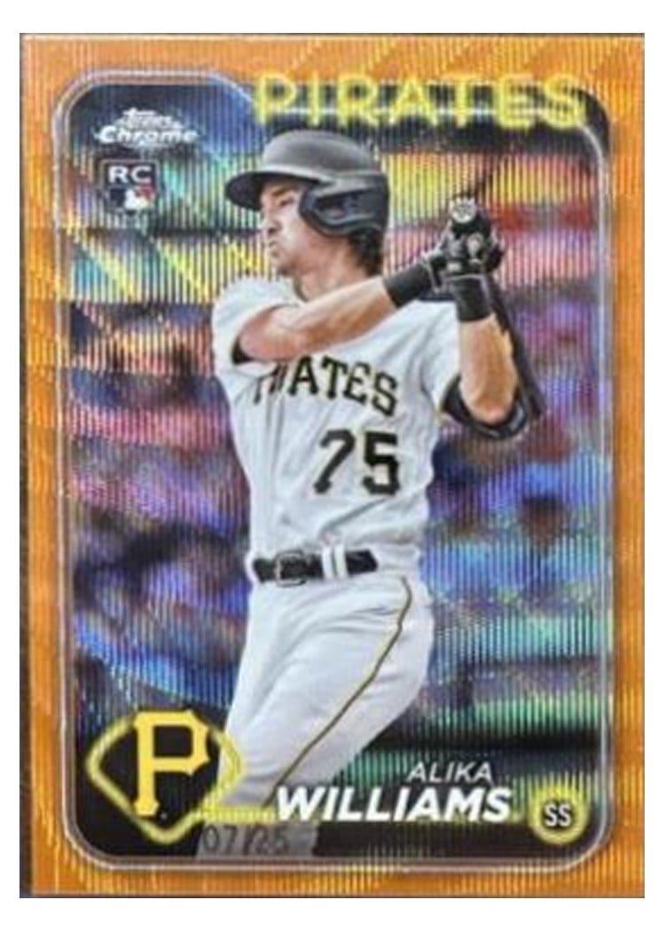 2024 Topps Chrome Base Set Alika Williams #34 card