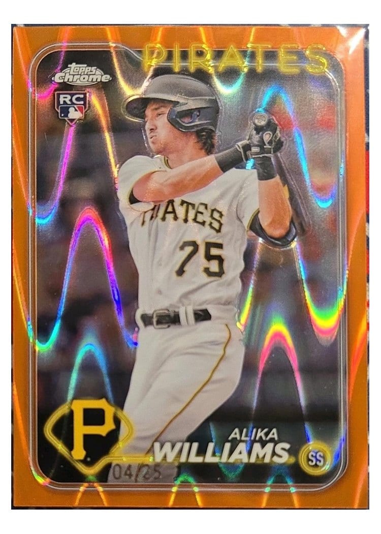 2024 Topps Chrome Base Set Alika Williams #34 card