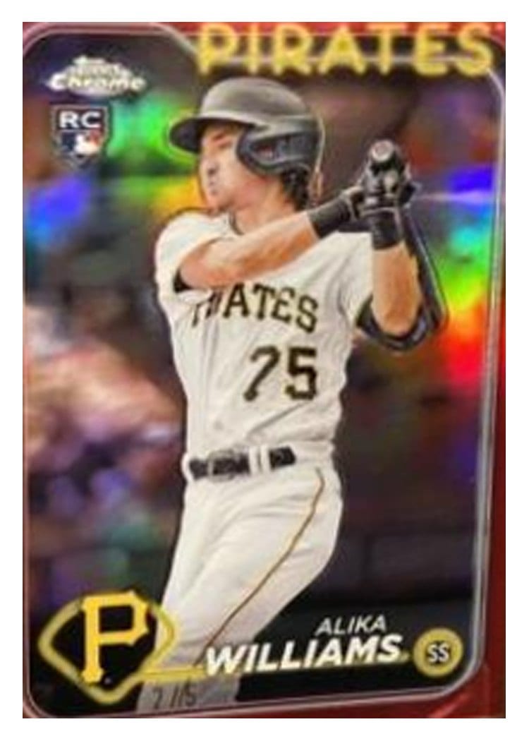 2024 Topps Chrome Base Set Alika Williams #34 card