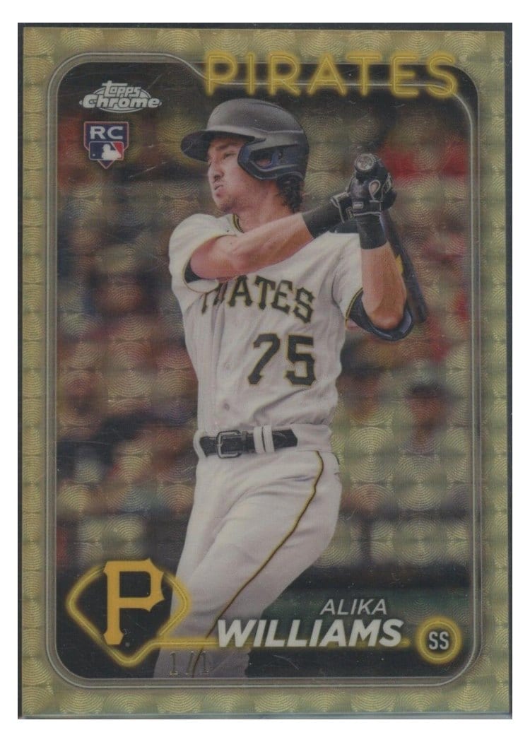 2024 Topps Chrome Base Set Alika Williams #34 card