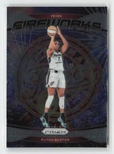 2024 Panini Prizm WNBA Fireworks Aliyah Boston #15 card