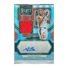 2024 Panini Select WNBA Autographed Memorabilia Aliyah Boston #AM-AB card