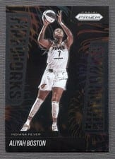 2025 Panini Prizm WNBA Fireworks Aliyah Boston #3 card