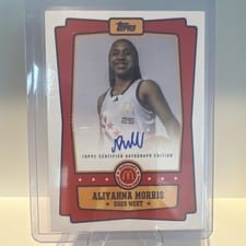 2025 Topps Chrome McDonald's All American Event Autographs Aliyahna Morris #EA-AMO card
