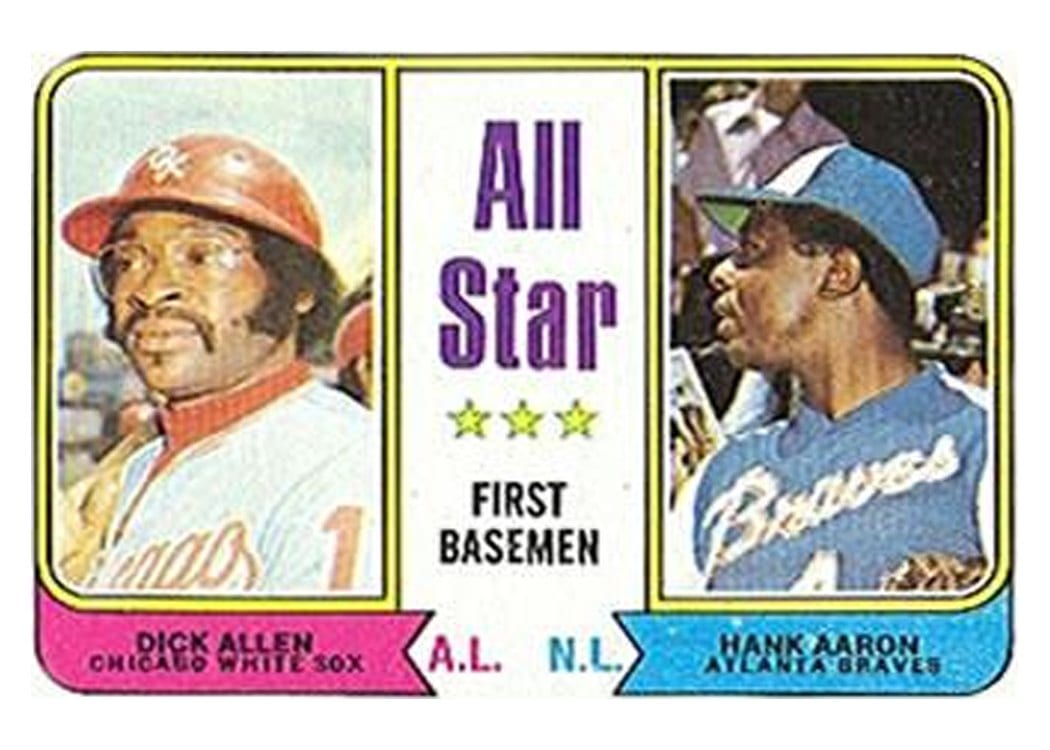 1974 Topps All Star 1st Basemen #332 card