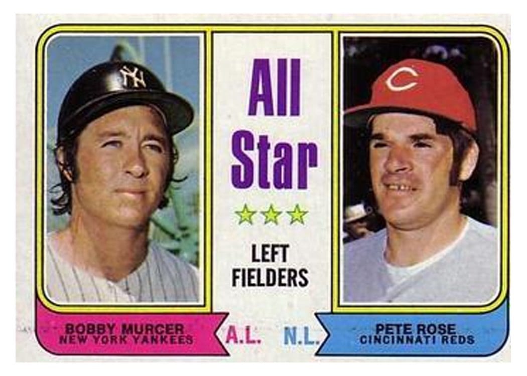 1974 Topps All Star Left Fielders #336 card