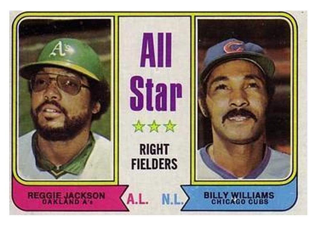 1974 Topps All Star Right Fielders #338 card