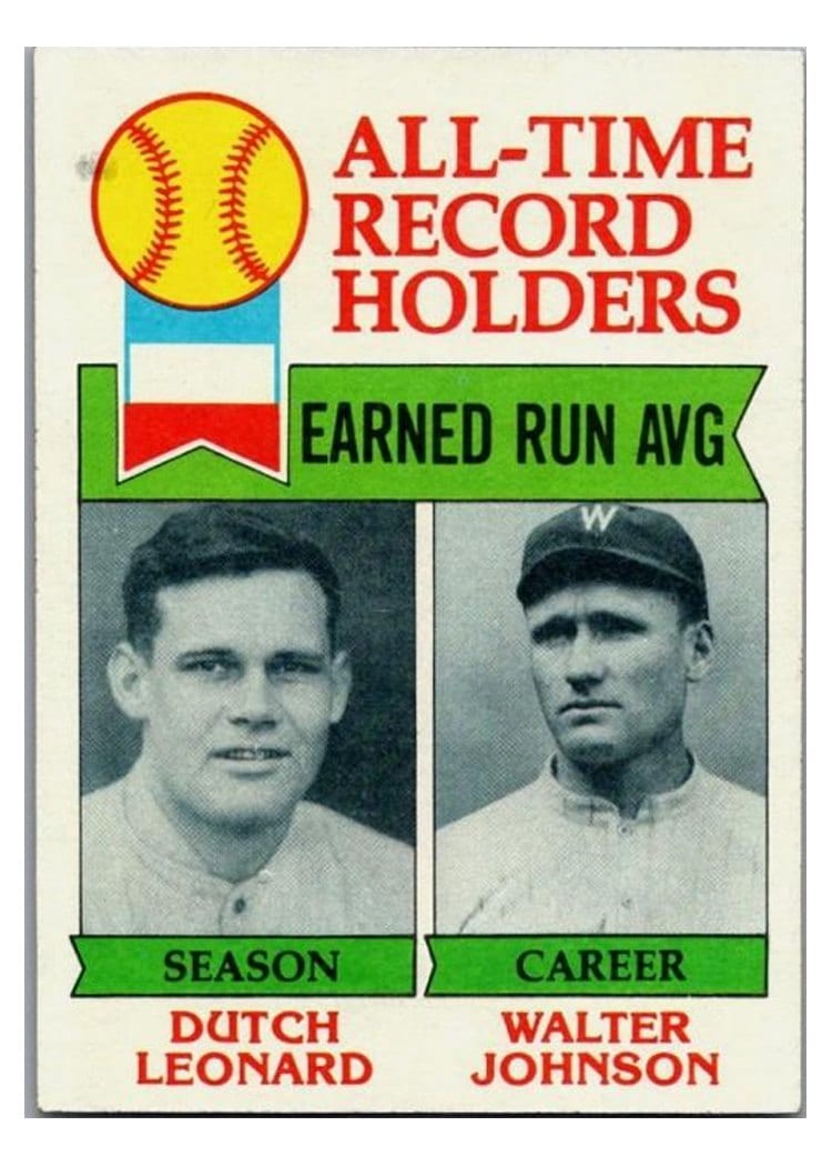 1979 Topps All Time ERA #418 card