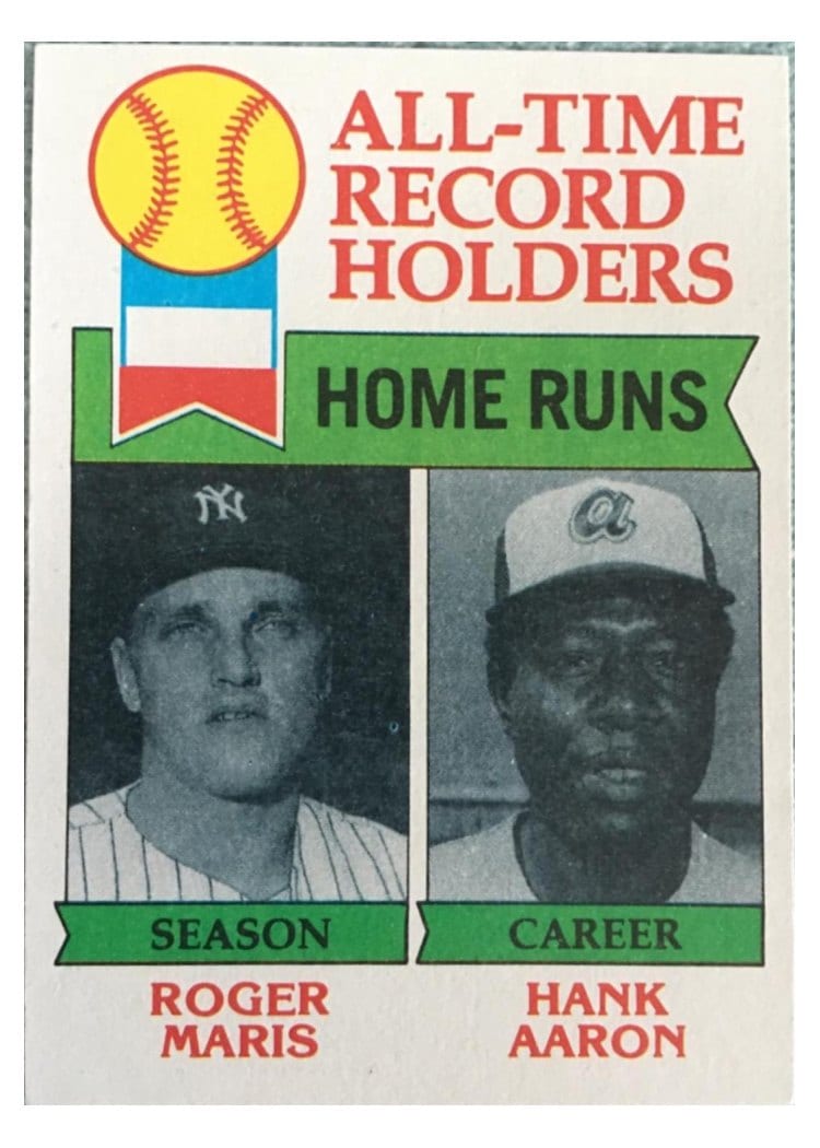 1979 Topps All Time Home Runs #413 card