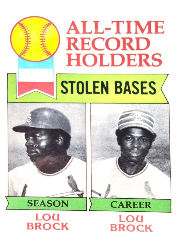 1979 Topps All Time Stolen Bases #415 card