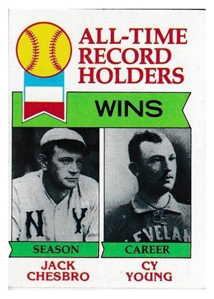 1979 Topps All Time Wins #416 card