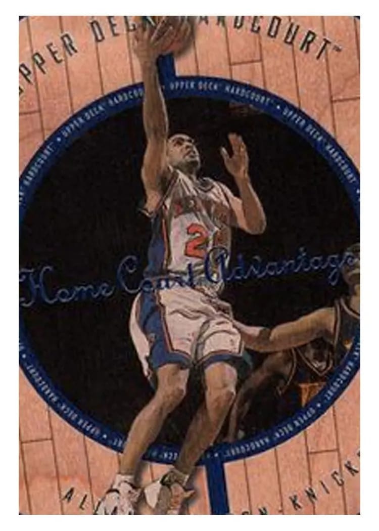 1998 Upper Deck Hardcourt Allan Houston #37 card