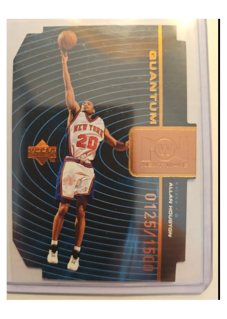 1998 Upper Deck Next Wave Allan Houston Quantum Bronze #NW19 card