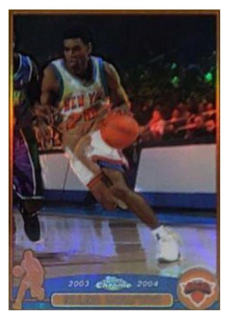 2003 Topps Chrome Allan Houston #39 card
