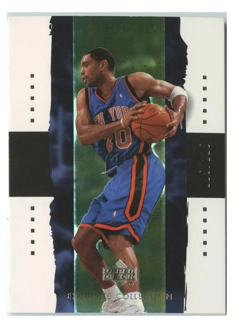 2003 UD Exquisite Collection Allan Houston #26 card