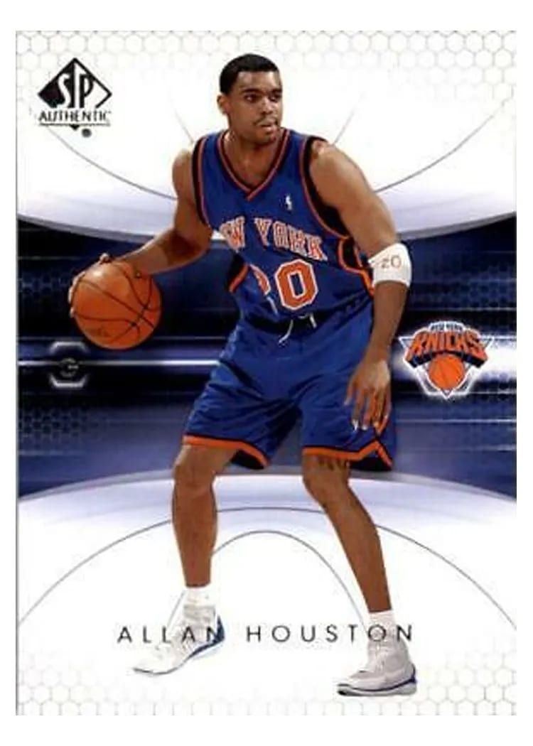 2004 SP Authentic Allan Houston #58 card