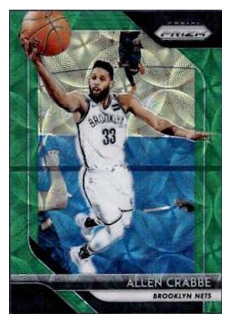 2018-19 Panini Prizm Base Set Allen Crabbe #258 card