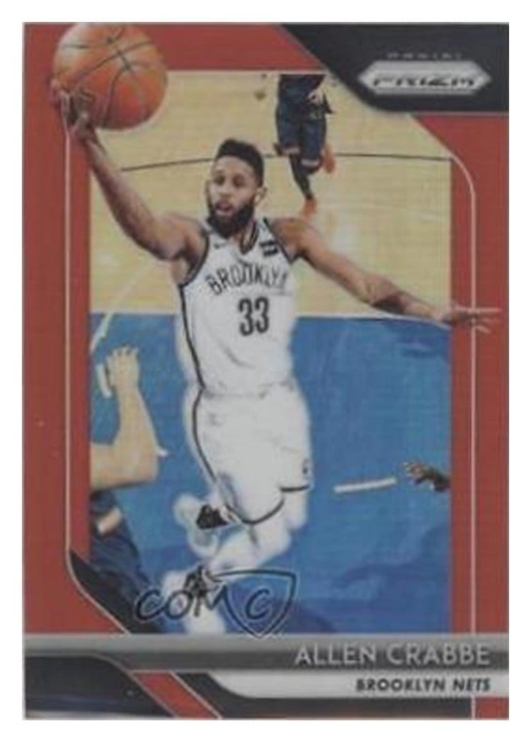 2018-19 Panini Prizm Base Set Allen Crabbe #258 card