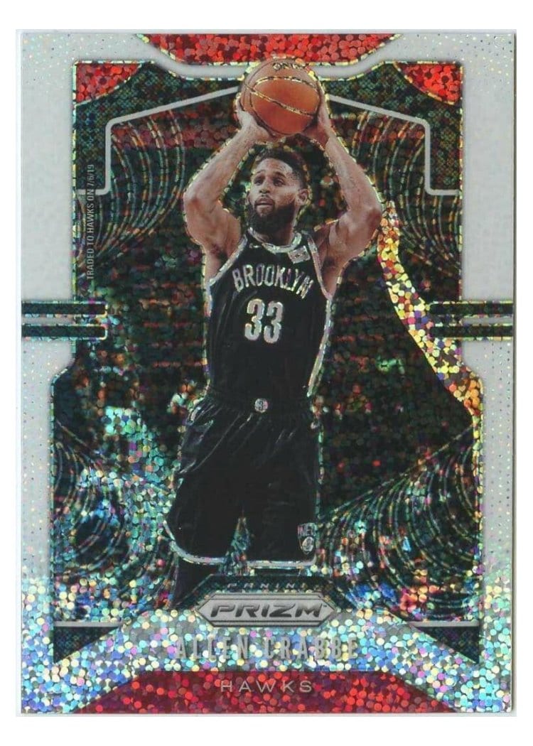 2019-20 Panini Prizm Base Set Allen Crabbe White Sparkle Prizm #200 card