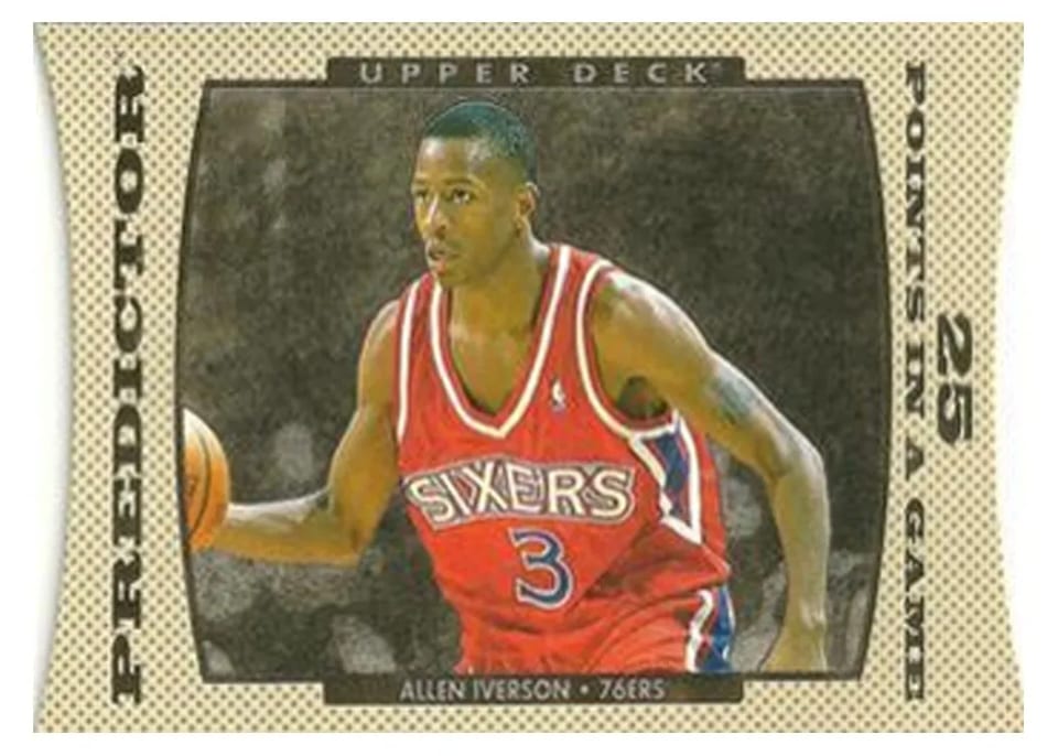 Allen Iverson, 1996 Upper Deck Predictor Scoring 2