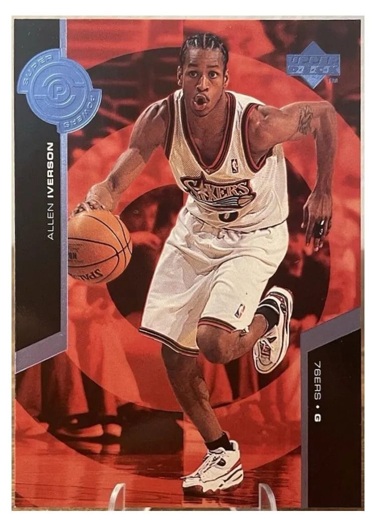 1998 Upper Deck Super Powers Allen Iverson #S20 card