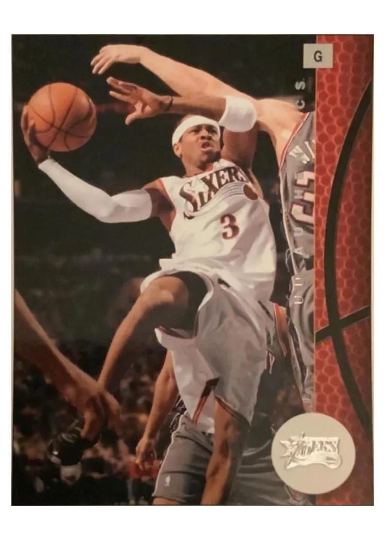 2002 Upper Deck Authentics Allen Iverson #62 card