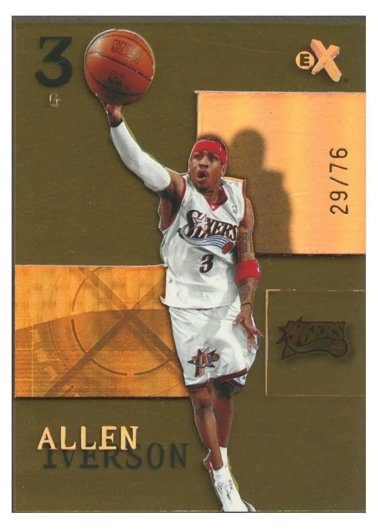 2003 Fleer E-X Allen Iverson Future #27 card