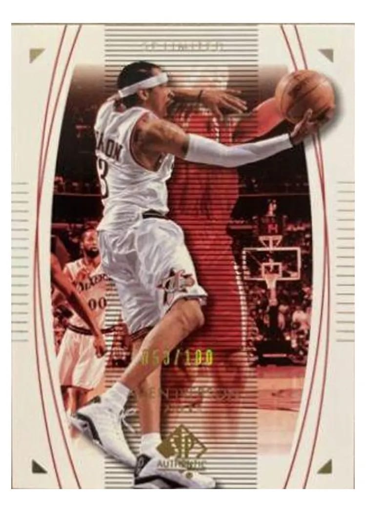 2003 SP Authentic Allen Iverson SP Limited #64 card