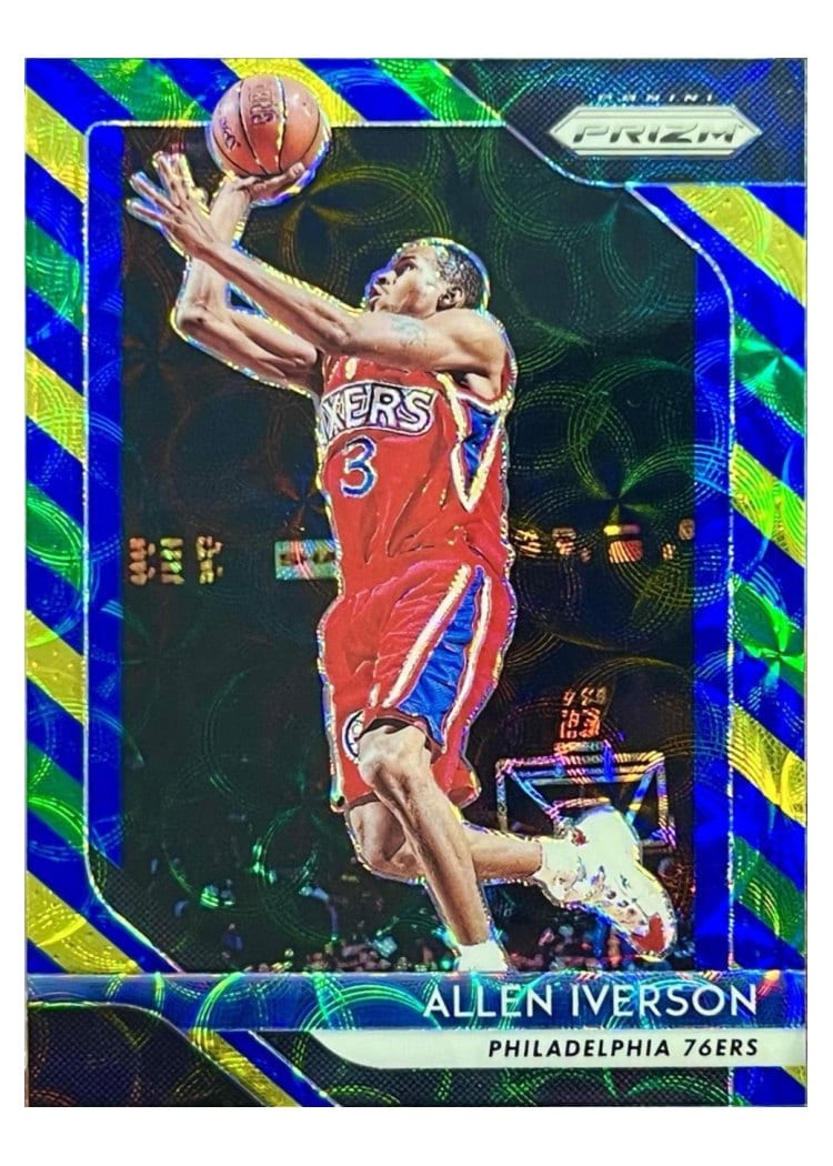 2018-19 Panini Prizm Base Set Allen Iverson #45 card