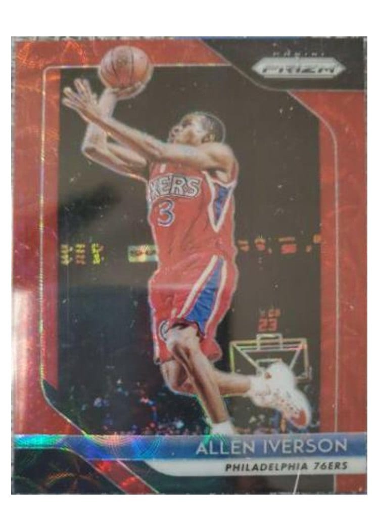 2018-19 Panini Prizm Base Set Allen Iverson #45 card